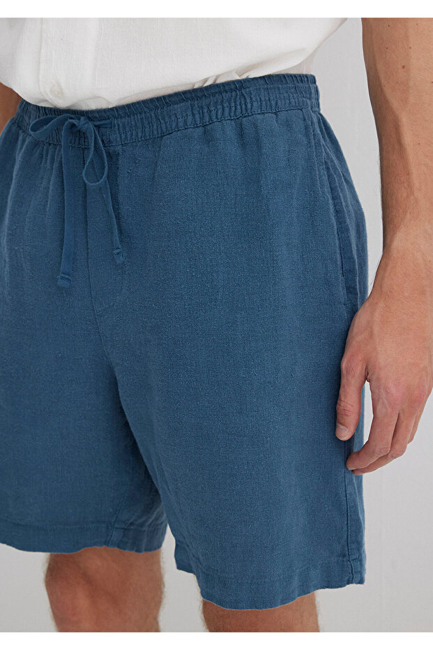 Keten Şort 0410103-89798 - 5