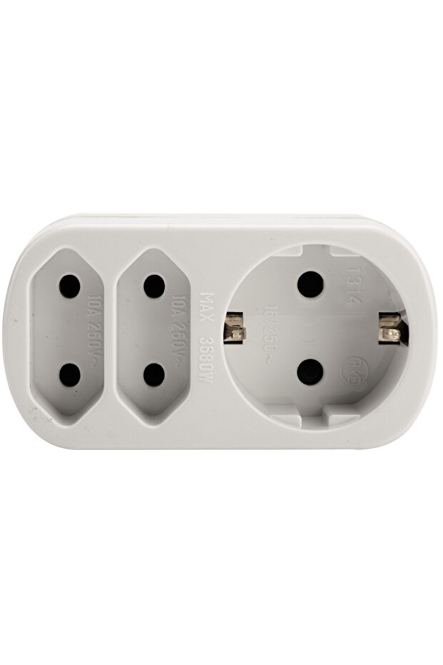 Adaptor de priză triplă Schuko 2043 - 3
