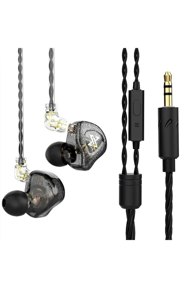 VIKEFON QKZ AK6 MAX Black QKZ CK5 FiLe Wired Earphone Professional Gaming And Sports Noise Cancellin
