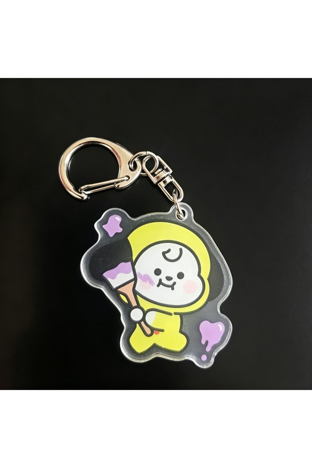chimmy New BT21 Koya RJ Shooky Cooky Tata Chimmy Mang keychain creative high-quality anime cartoon f