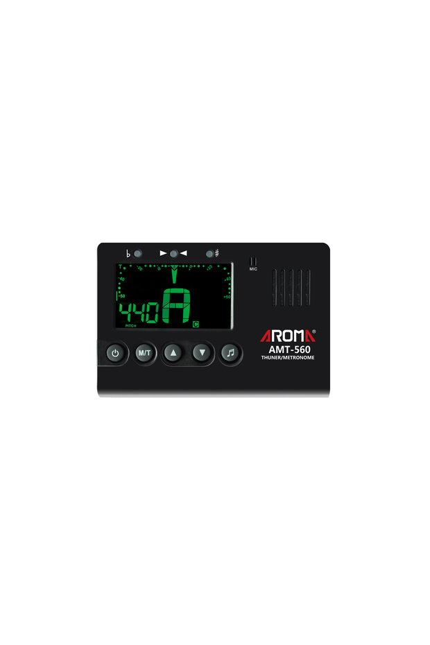 AMT-560 Aroma AMT-560 Electric Tuner & Metronome Built-in Mic for Guitar Chromatic Bass Violin Ukule