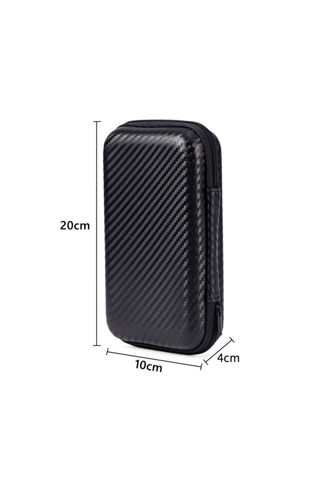 2pc L 1/2pcs Portable Eva Storage Bag Zipper Pouch Mobile Phone Charger Protection Bag Mobile Hard D