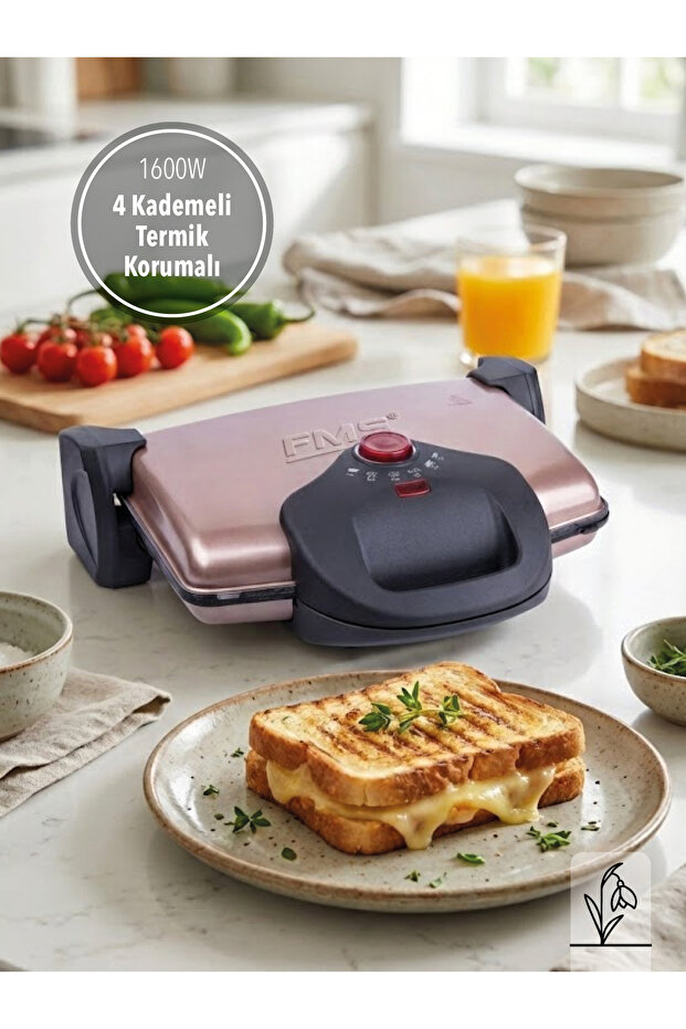 Granite Toaster | Rose | 4-Stage Thermal Protection 1600W |
