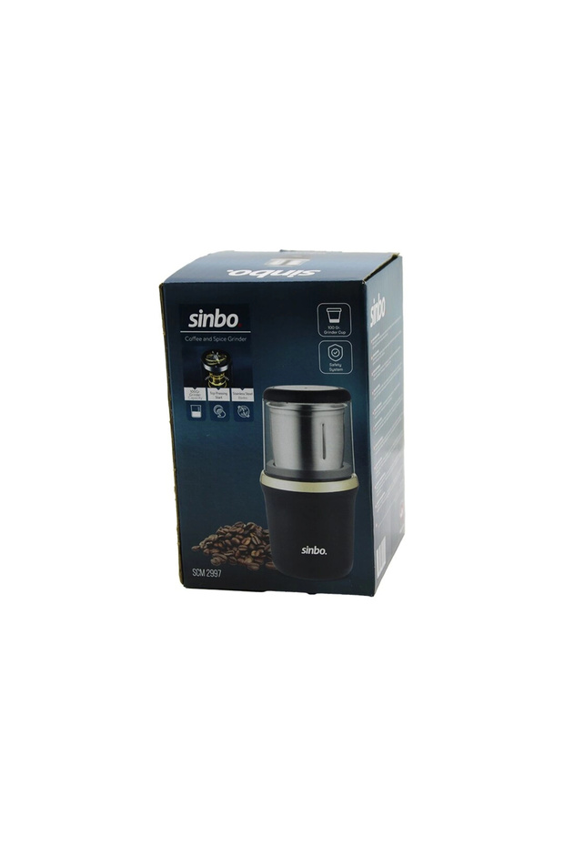Coffee - Spice Grinder Steel Blade - Grinding Chamber=100Gr 200W Press Start Cover=Mica Crystal Pls
