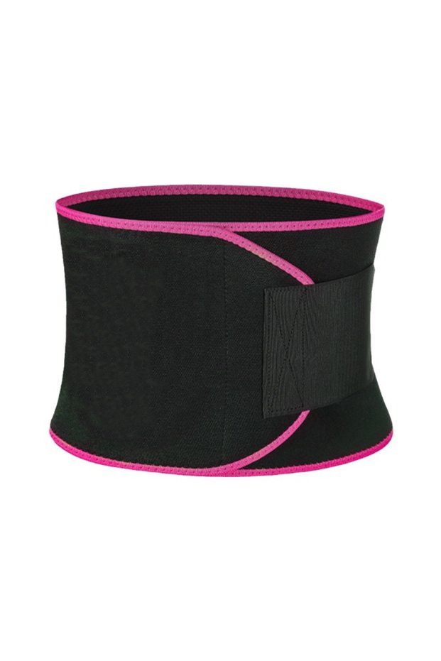 PINK Sports Sweatband Belt Shaping, Running, Fat Burning, Yoga, Waist Protection, Burst Sweatband, F