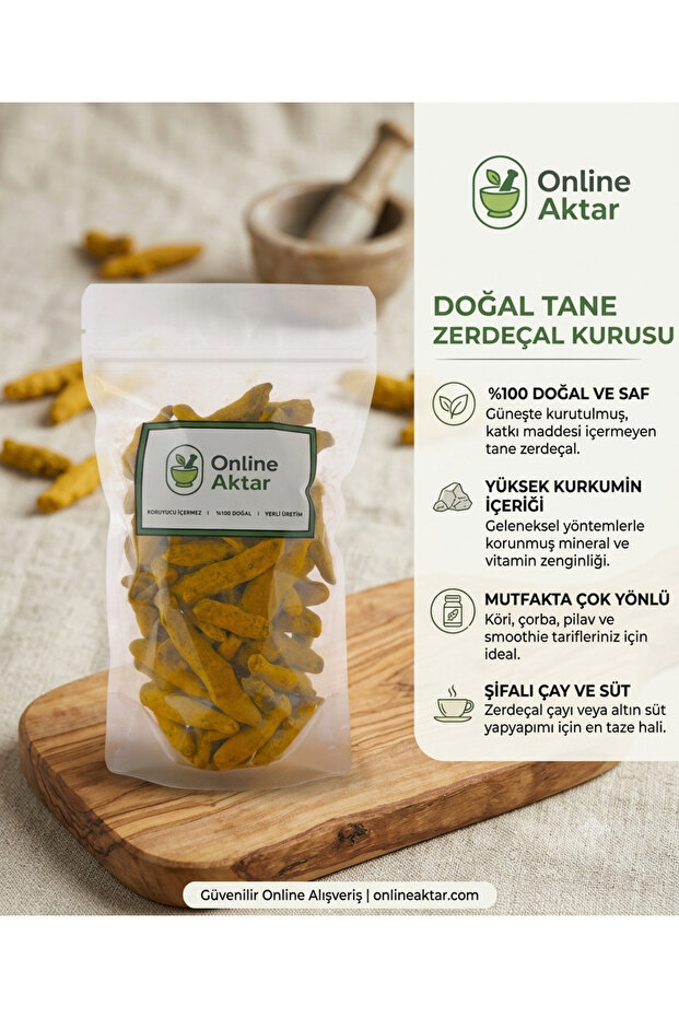 Zerdeçal Tane 50 gr