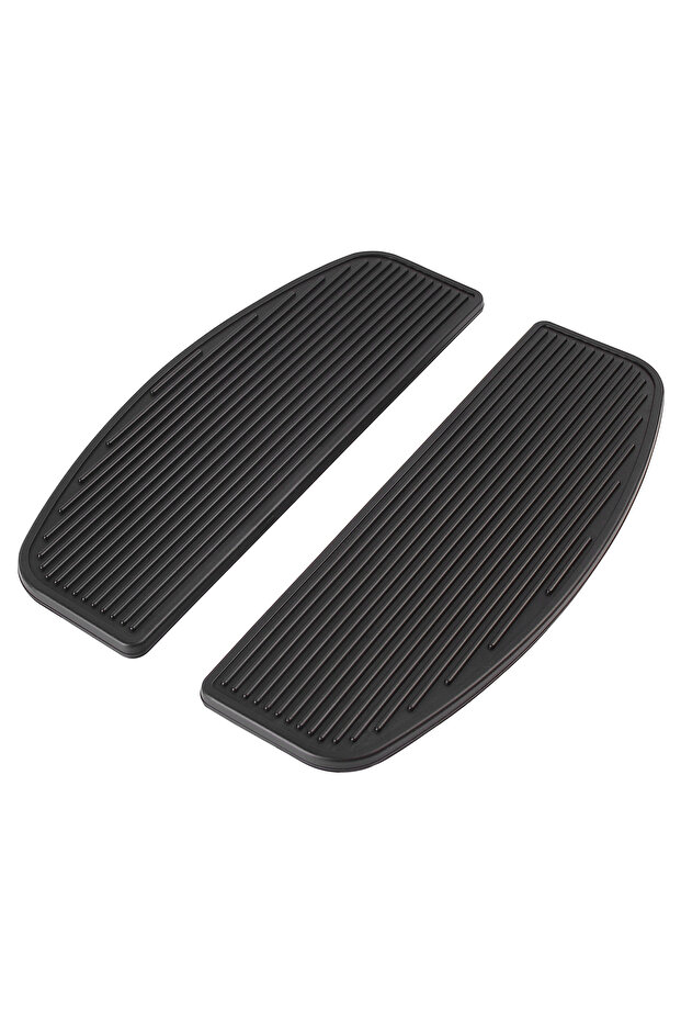 Black Motorcycle Rider Insert Floorboard Footboard Kit For Harley Touring Electra Street Road Gl...