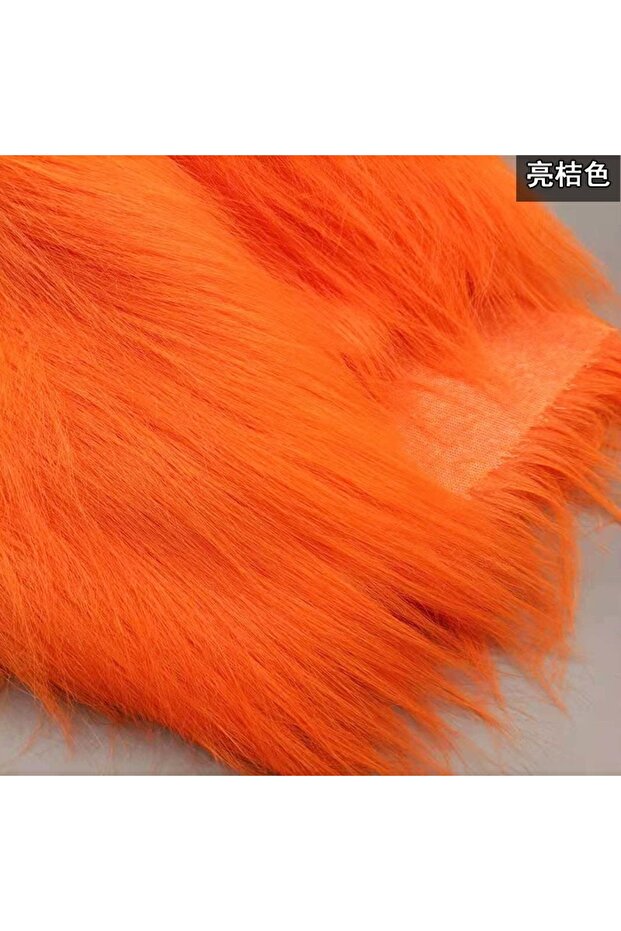50x170cm Orange 35Colours 12cm Imitation Plush Fur Fabric For DIY Photo Props chair decorative backg