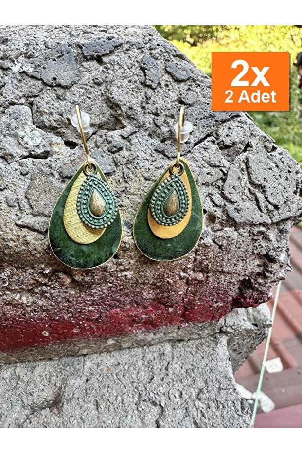 أقراط مصنوعة يدويًا بتصميم خاص كهدية