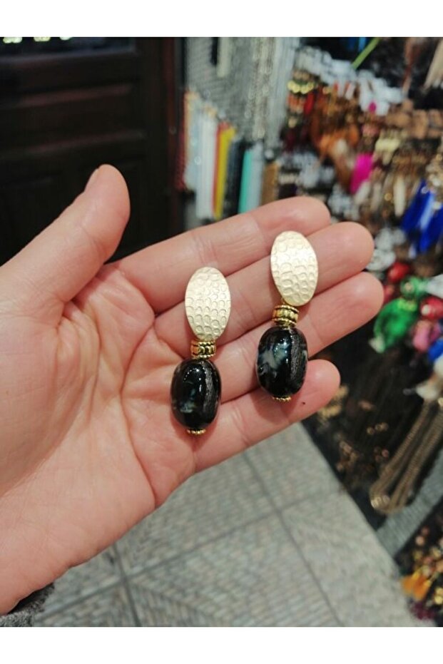 Earrings Metal Creative Hobby Stylish Gift