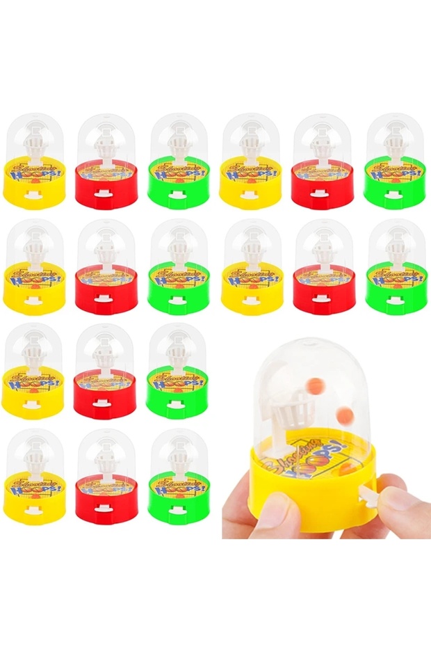 10pcs 10pcs Desktop Basketball Shooting Machines Finger Shooting Game Toys for Kids Birthday Party F