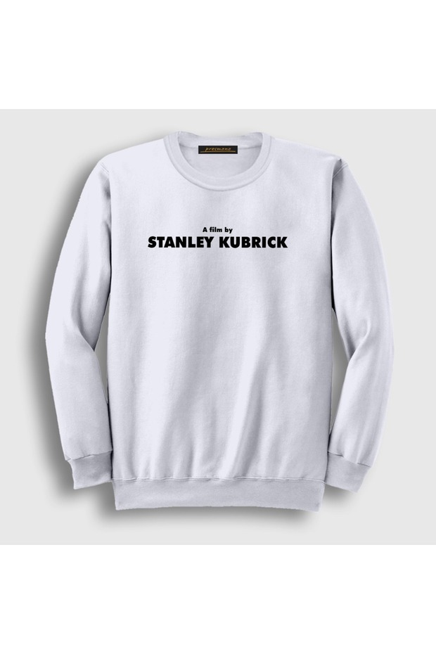 Unisex White Film by Kubrick Cinema Director Sweatshirt 611416Tt