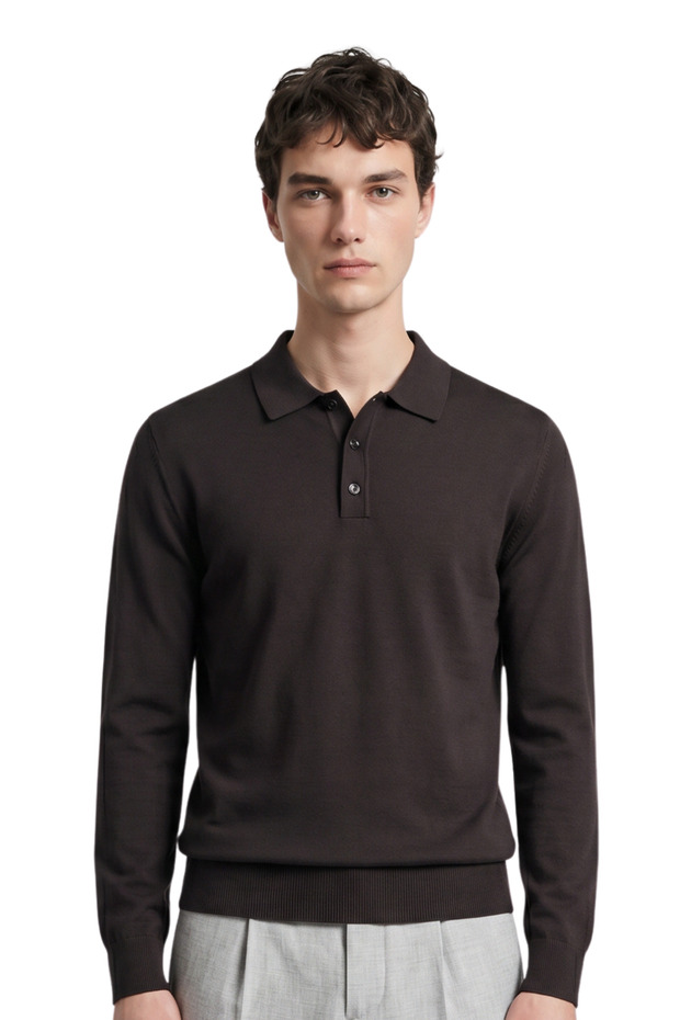 Premium Men's Polo Neck Knitwear Sweater Massimiliano