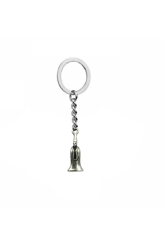 Semazen Mevlana Mesnevi Keychain – Zamak Plated, Unisex Spiritual Design