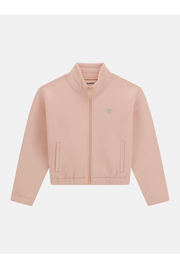 Zip-up scuba sweatshirt