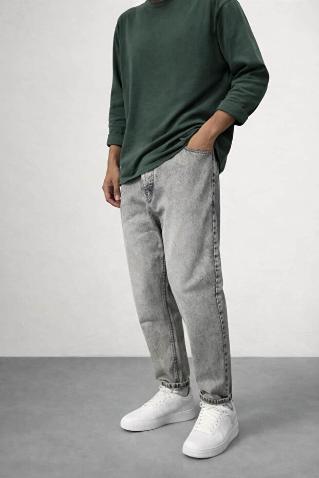 Boyfriend Mold Men's Jeans Trousers