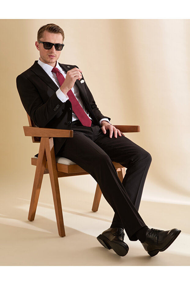 Black Extra Slim Fit Suit 50324564-Vr046