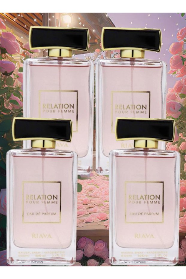 4 قطع عطر Relation Pour Femme 100مل