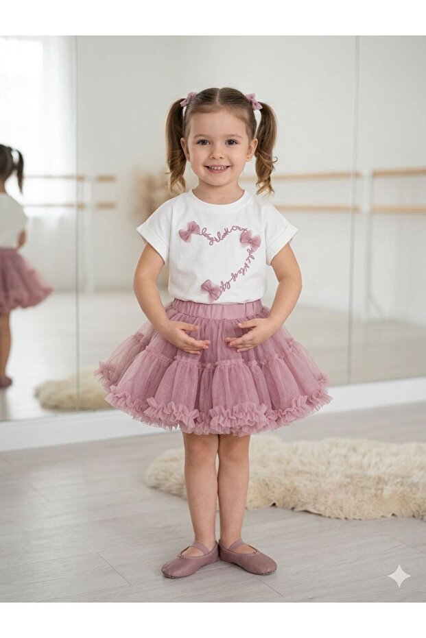 Girl's tutu skirt set