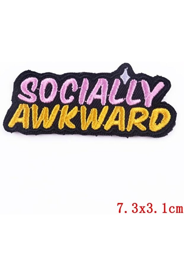 Velcro Hook Patches , Tacti-Cool KINDNESS Collection, Socially Awkward