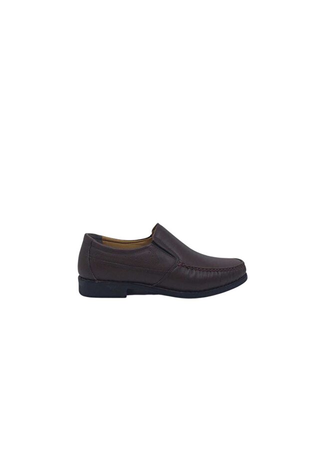 Serra 571 Men's Dark Brown Genuine Leather Loafer Shoes