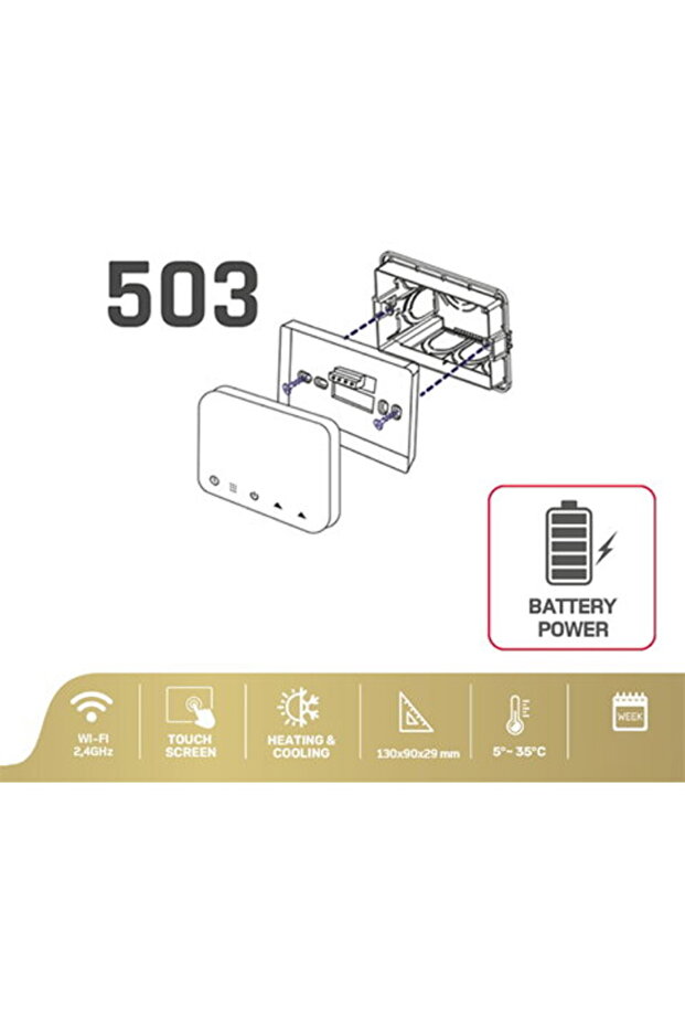 TERMOSTAT SMART SOFT TOUCH ISNATCH - 5