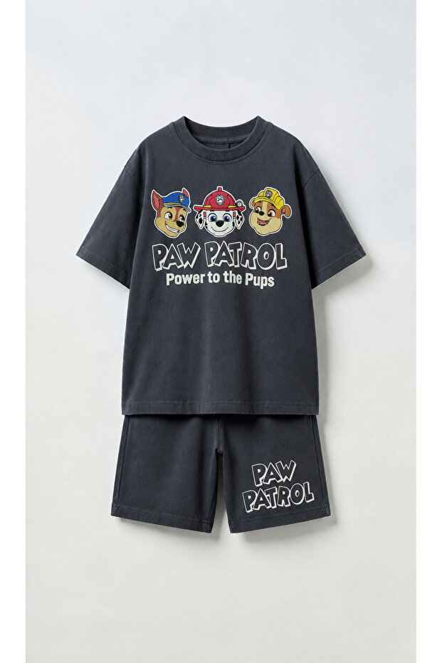 Two-Piece Set with Shorts 100% Cotton Summer Oversized friends 100% Cotton Top