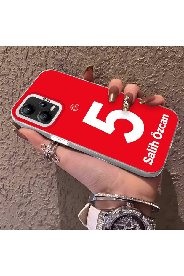 Silicone Edge Hard Back Phone Case Compatible with Redmi Note 12 5g Salih Özcan