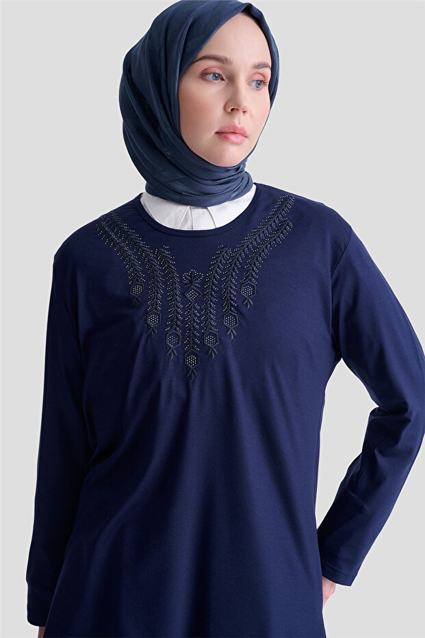 Combed Navy Blue - 4