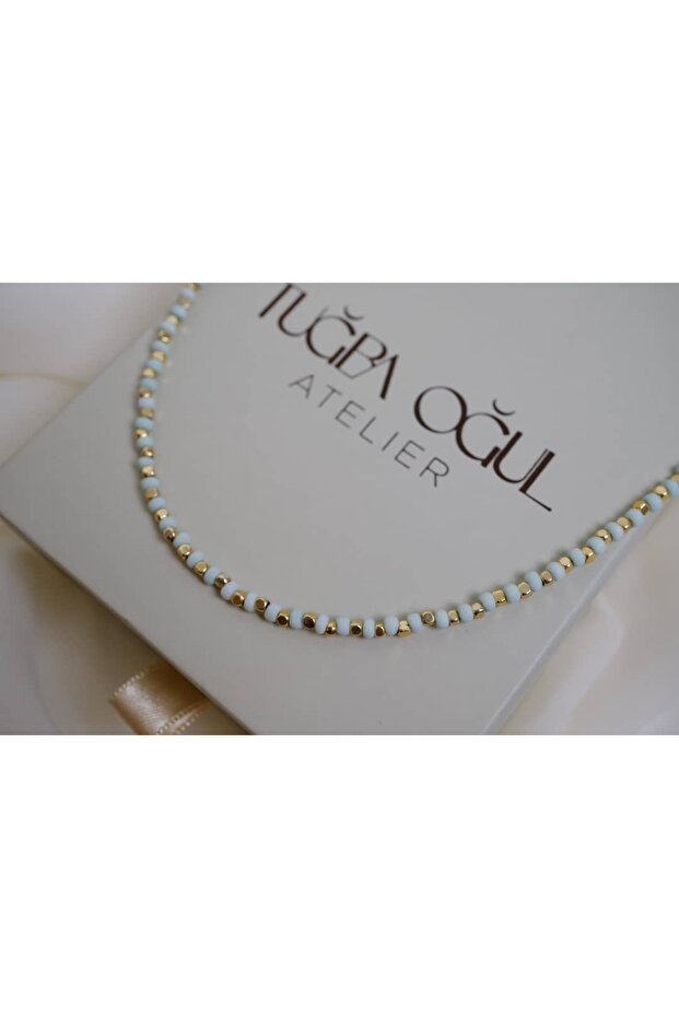 Ykl030 Dori̇kali Bead Necklace (40 Cm+5Cm Extension)