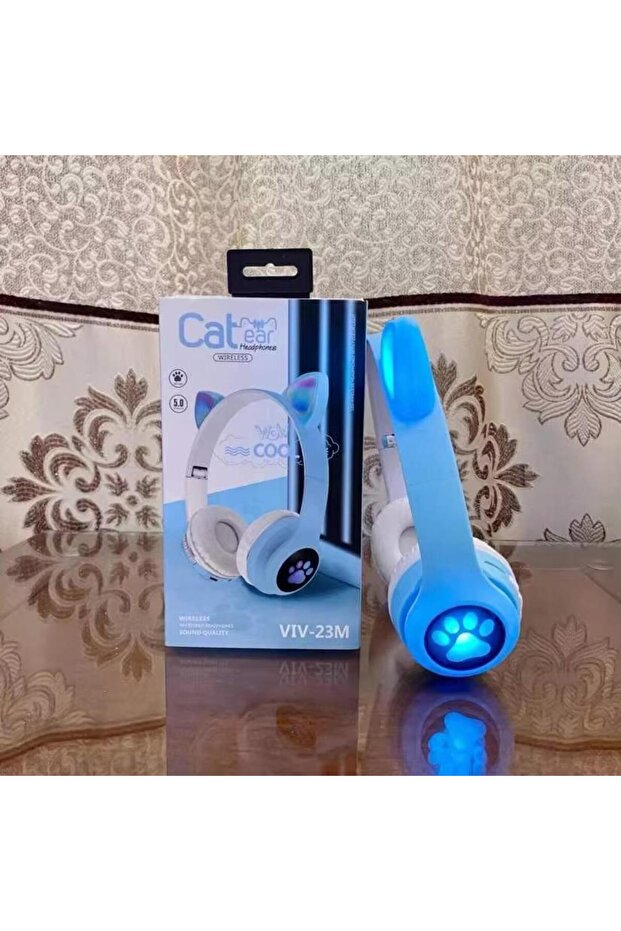 Cat Ear VIV-23M Wireless Bluetooth Headphones with LED Lights