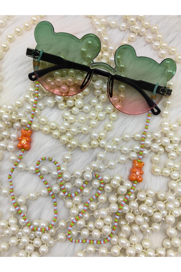 Children's Glasses Chain with Bear Design Gift Children's Glasses Chain Glasses Accessory