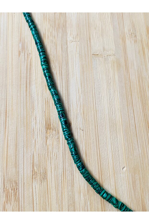 Original Natural Stone Green Variscite Cylinder 2.4 mm 1 Strand