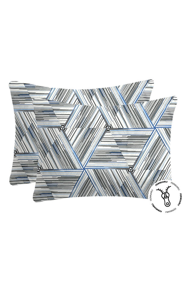 Ranforce Fabric Hidden Zipper 50X70 Pillowcase (2 Pieces)