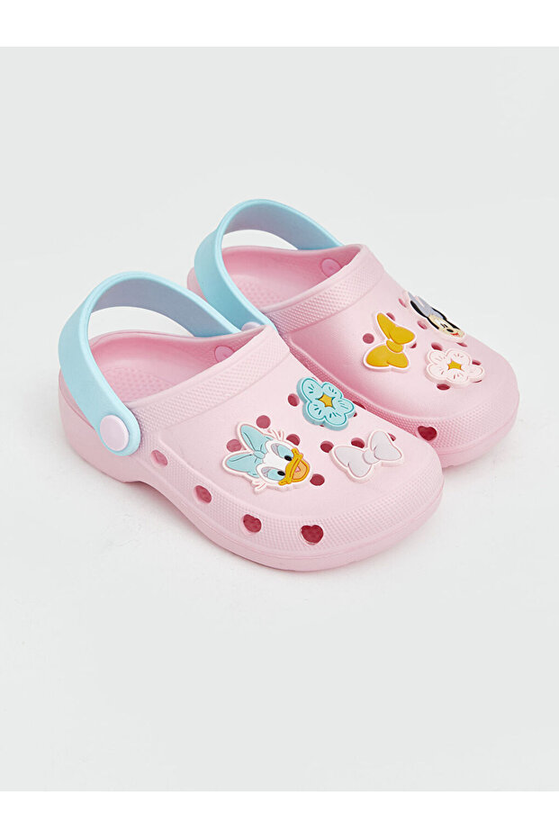 Lcw Steps Pink Minnie Mouse Printed Baby Girl Beach Sandals from Cc Collection