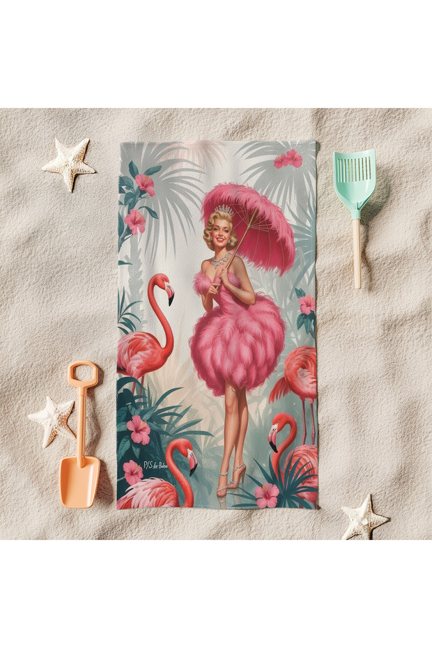 Merlin Monroe Fitness Beach Towel