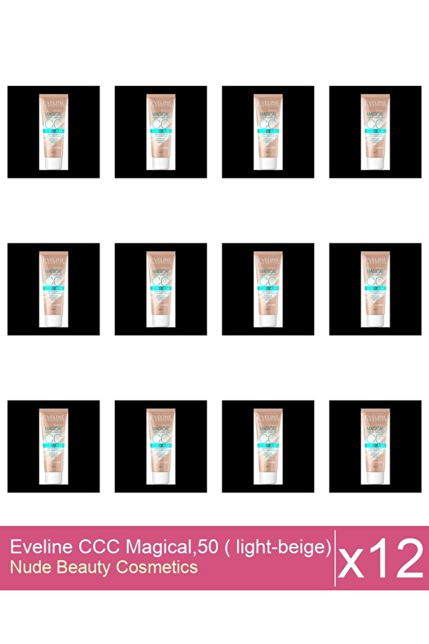 Set 12x Eveline CCC Magical,50 ( light-beige) , 30 ml - 1