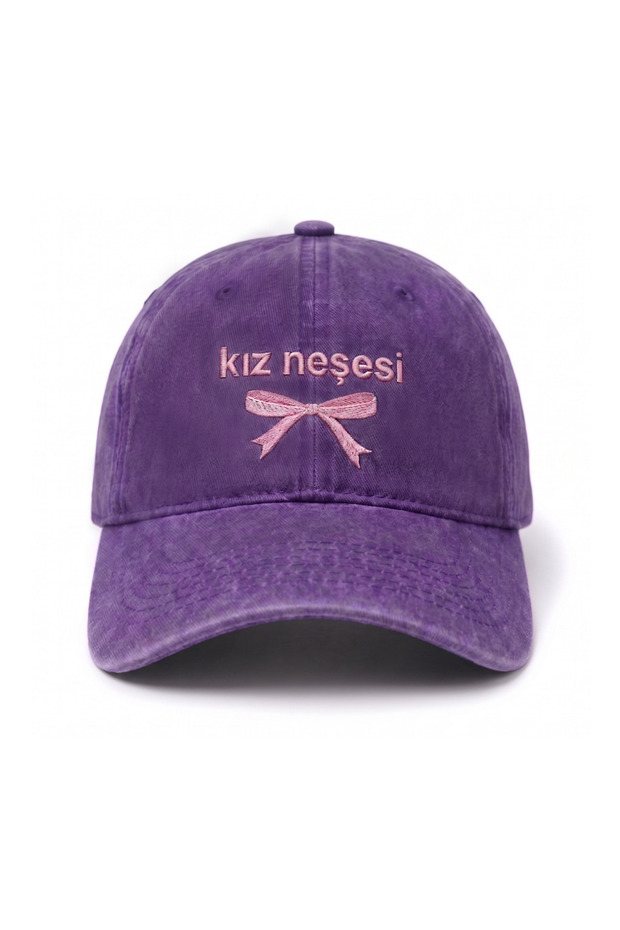 ''Girl's Joy'' Embroidered Washed Hat /''Girl's Joy'' Embroidered Washed Baseball Cap