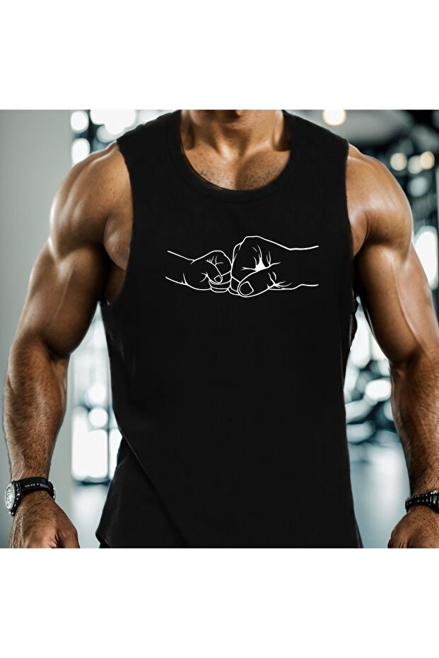 Men's oversized crew neck sleeveless t-shirt - longline