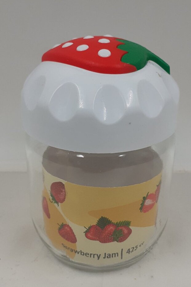 برطمان منقوش بالفراولة 1 قطعة 425 سم مكعب -CK425