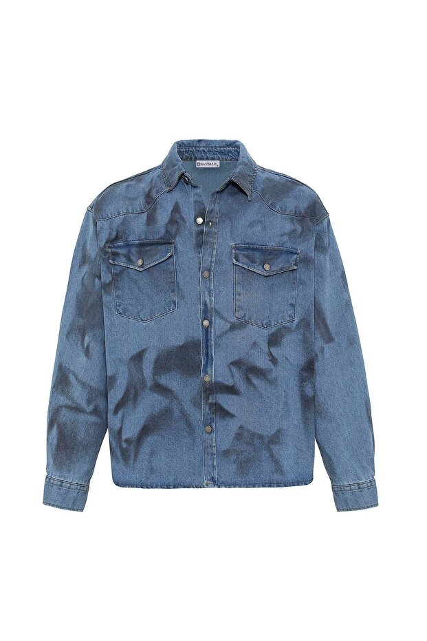 Washable Oversize Denim Jacket