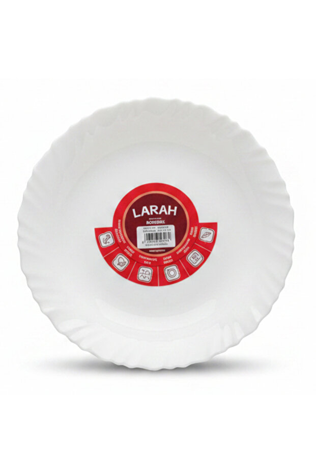 Elegant Plain White Opalware Soup Plate – 9 Inch