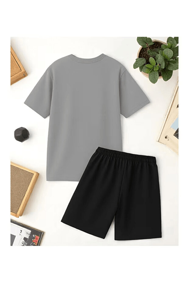 Brooklyn Lettered Shorts Set - 2