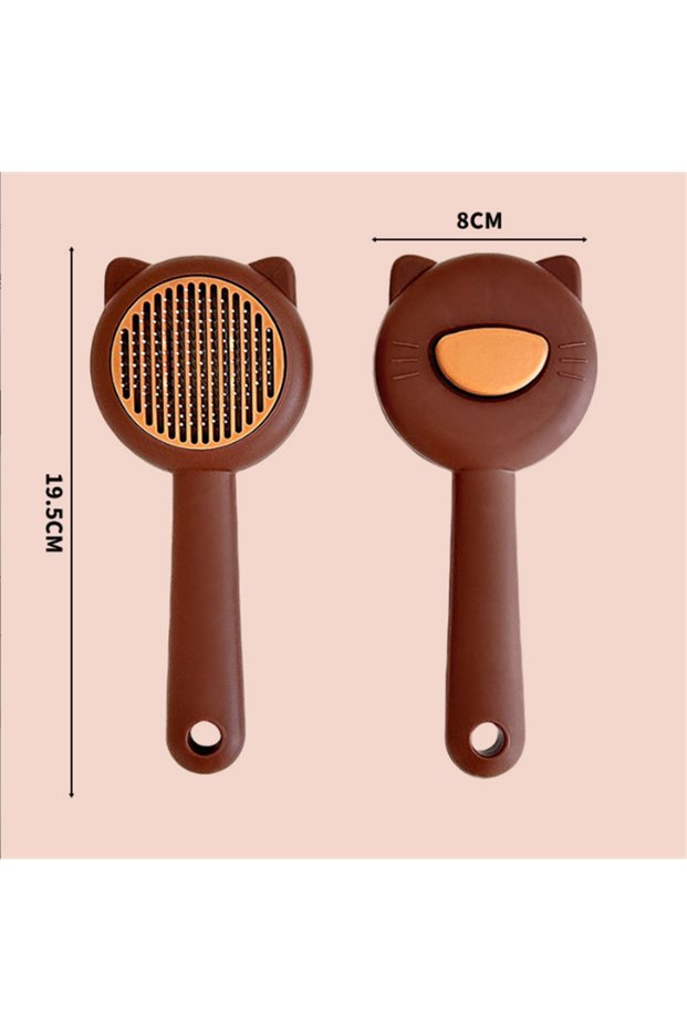 Pet Hair Brush Double Sided Pet Hair Removal Brush - Massage Grooming Comb for Cats and Dogs, Effect