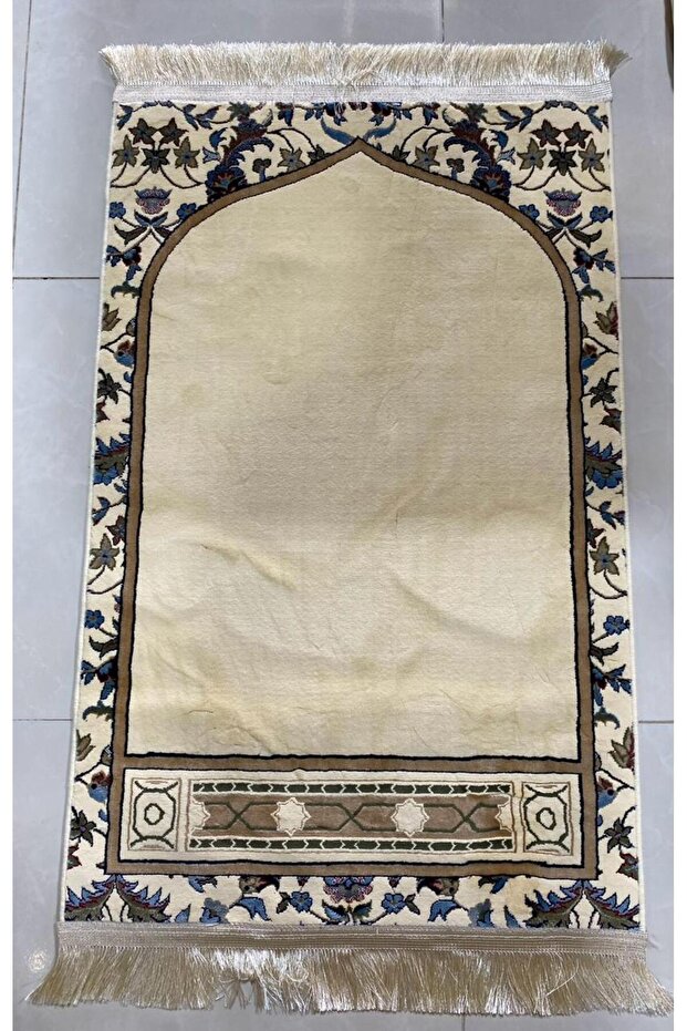 سجادة صلاة زخارف اسلامية - صنع تركي 8 ملي