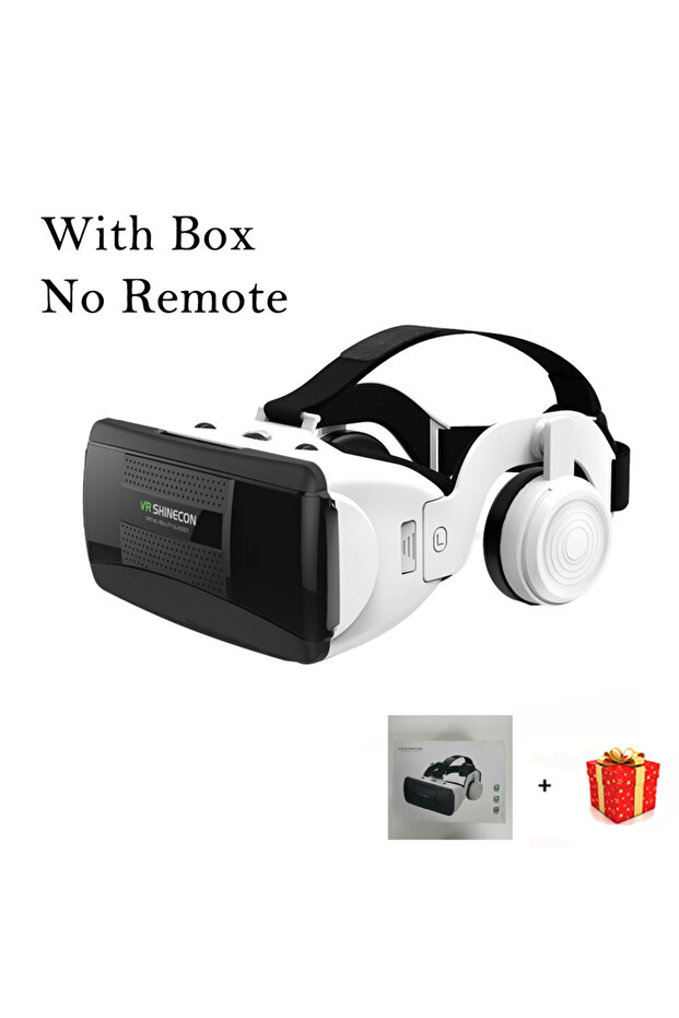 نظارات الواقع الافتراضي ثلاثية الأبعاد من نوع VR Shinecon، سماعة رأس للواقع الافتراضي لهواتف آيفون وأندرويد الذكية