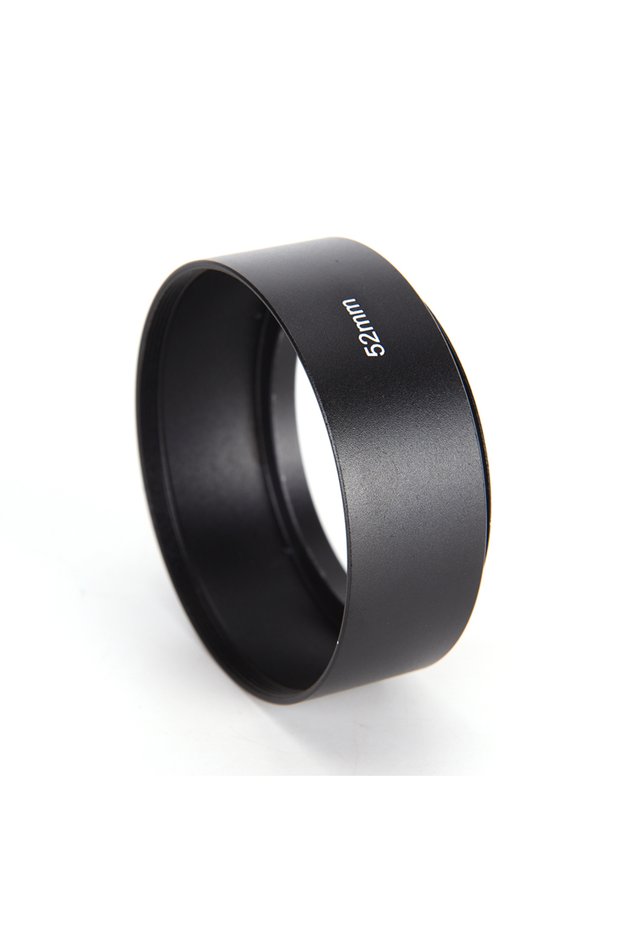 as pic New 52mm Metal Camera Lens Hood For Canon Nikon 50mm F1.8 Tool Accessories High Quality Lens