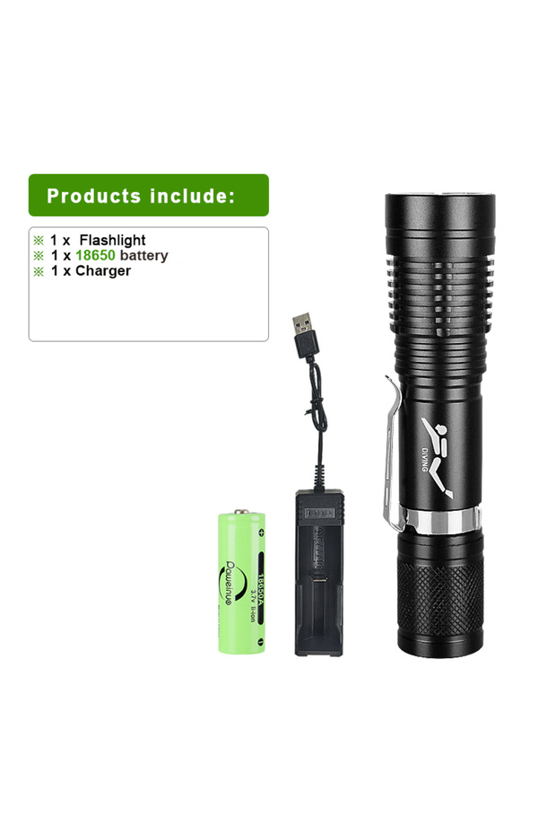 مصباح غوص احترافي XHP190 أبيض اللون مع ضوء أصفر، 3 أوضاع، مقاوم للماء IPX8