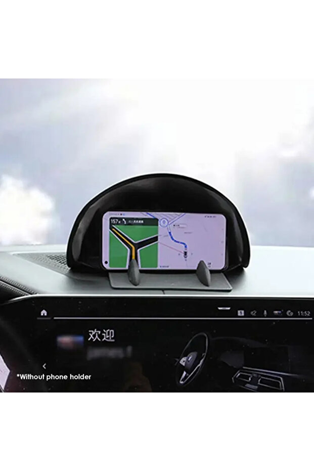 BLACK Car Cell Phone GPS Sun Shade Anti-Glare Foldable Navigation Screen Protector Navigation Sun Ho