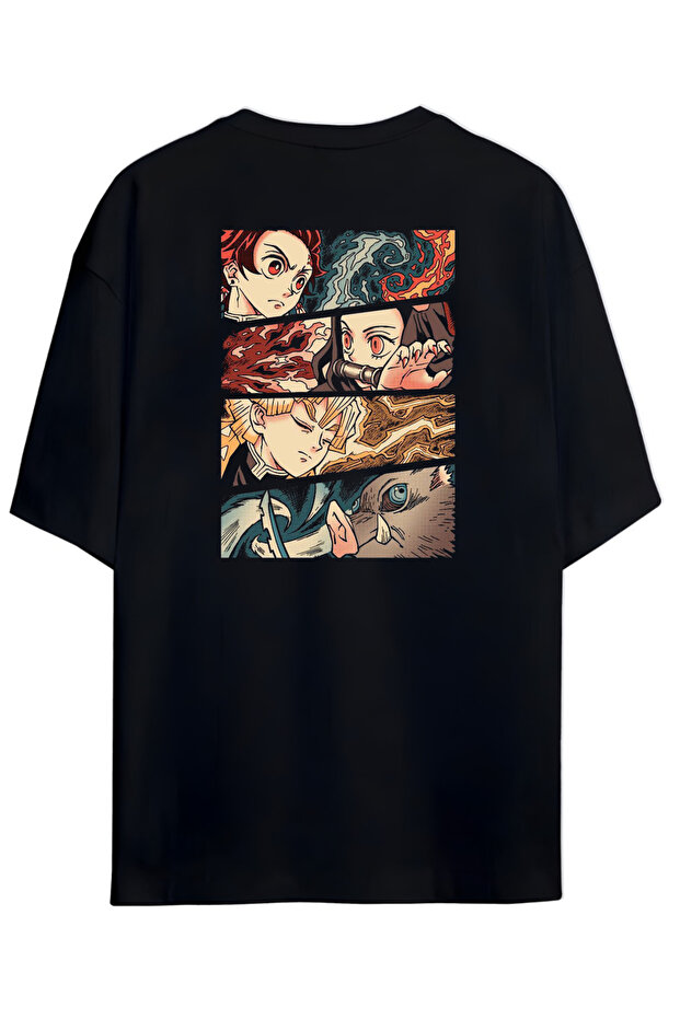 Demon Slayer Anime Custom Design Printed Premium Cotton Unisex T-Shirt
